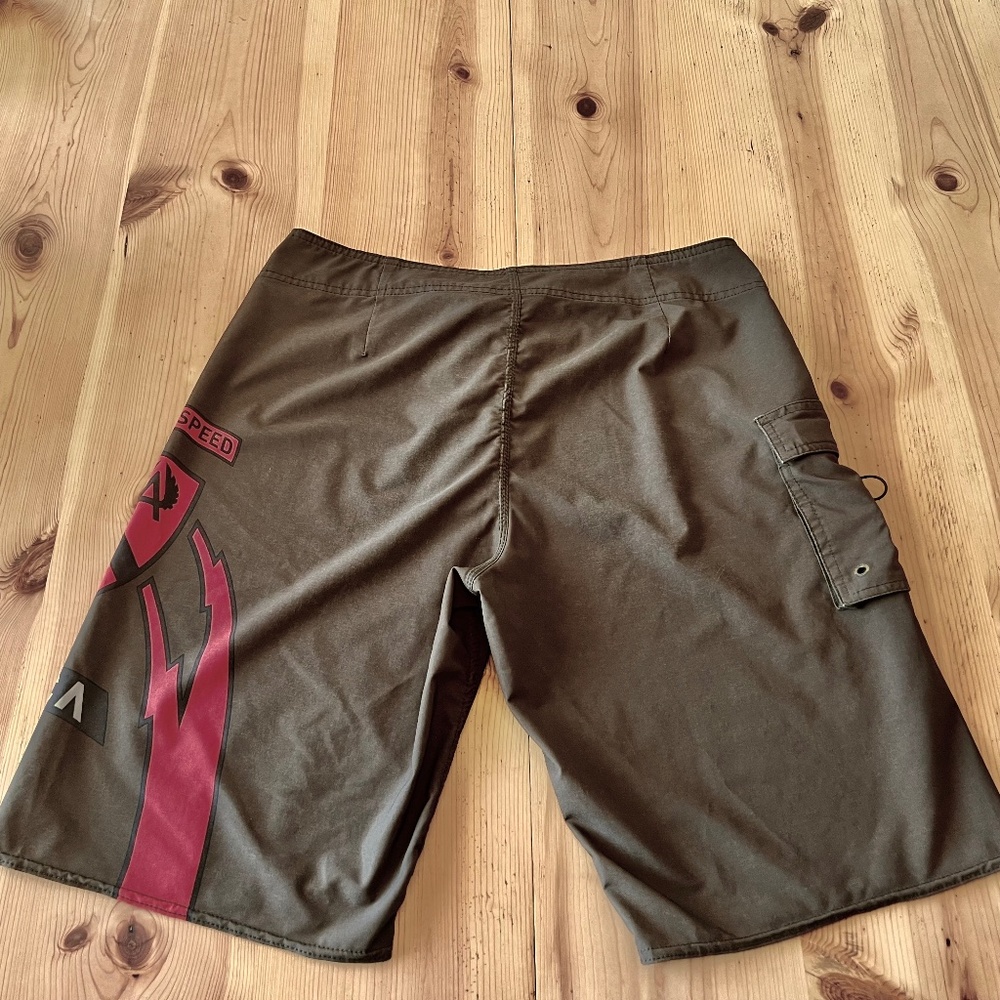 RVCA VA Matt Archibald Brown Surfer Shorts - Picture 4 of 9